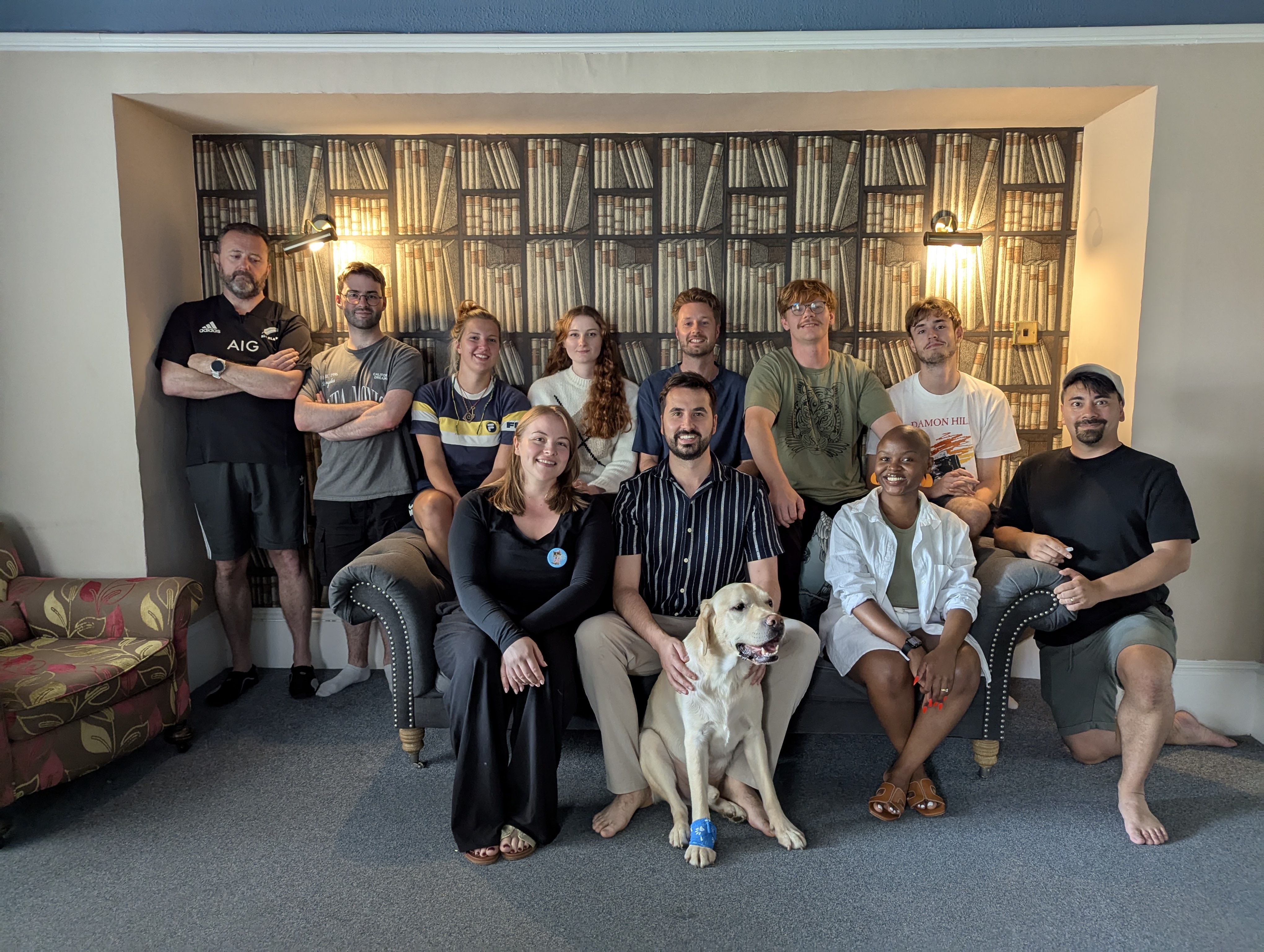 Our team collaborating and building the future together